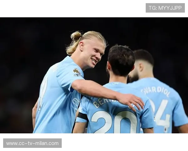 曼城哈兰德门前抢点完成绝杀